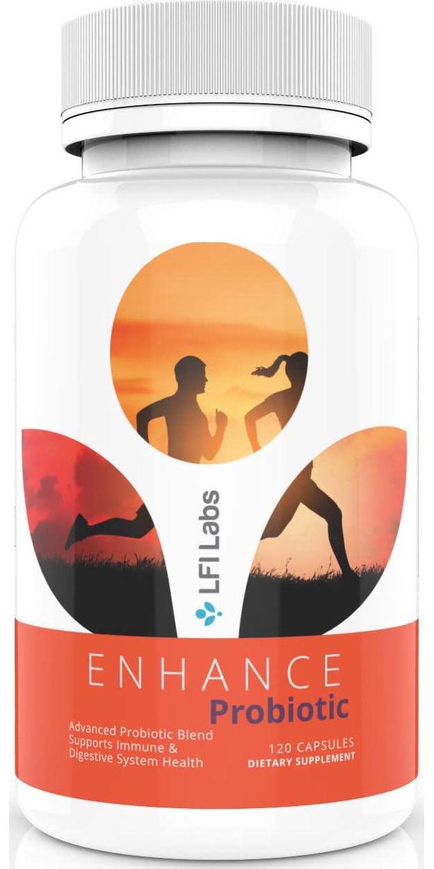 Enhance Probiotic Gut Microbiome Supplement – 750 Million CFU – Support Immune System, Weight Loss, Heart Health, and Natural Digestive Enzymes – for Men and Women -120 Vegetable Capsules 200mg –USA Made