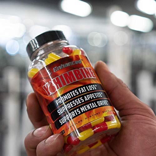 Enhanced Labs - Yohimbine Fat Shredding Accelerator for Men and Women - Fat Cutting Supplement to Promote Stubborn Fat Shredding (120 Capsules)