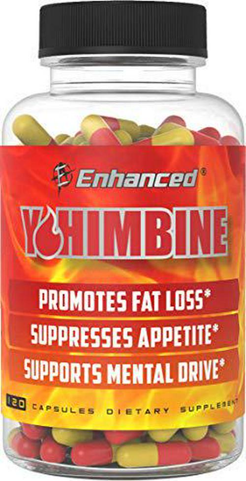 Enhanced Labs - Yohimbine Fat Shredding Accelerator for Men and Women - Fat Cutting Supplement to Promote Stubborn Fat Shredding (120 Capsules)