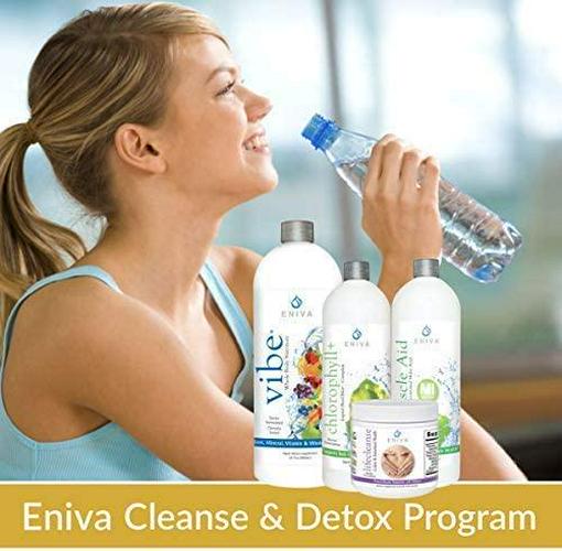 Eniva 7-Day Detox Cleanse Health Plan Detox and Total Body NO Dieting Kit for Belly Fat, Liver, Colon | All Natural, Non Fasting, Complete Body Kit Health