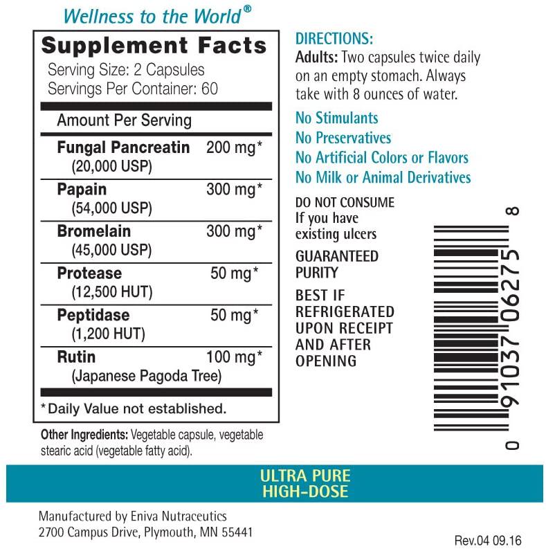 Eniva JointZyme Joint Care Enzymes (120 caps)