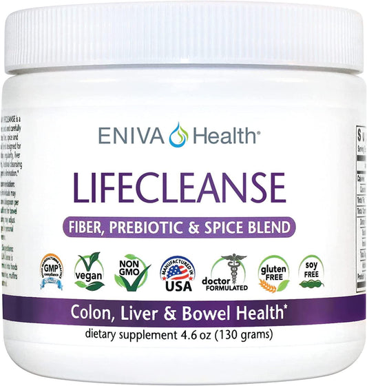 Eniva LifeCleanse Natural Fiber Complex Powder - 4.23 oz