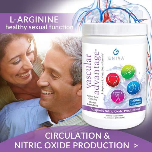 Eniva Pre Workout Nitric Oxide Powder. Extra Strength. 6,950mg Aminos Per Serving. Energy, Endurance, Circulation, Strength. Vegan. No Soy. Keto Friendly.