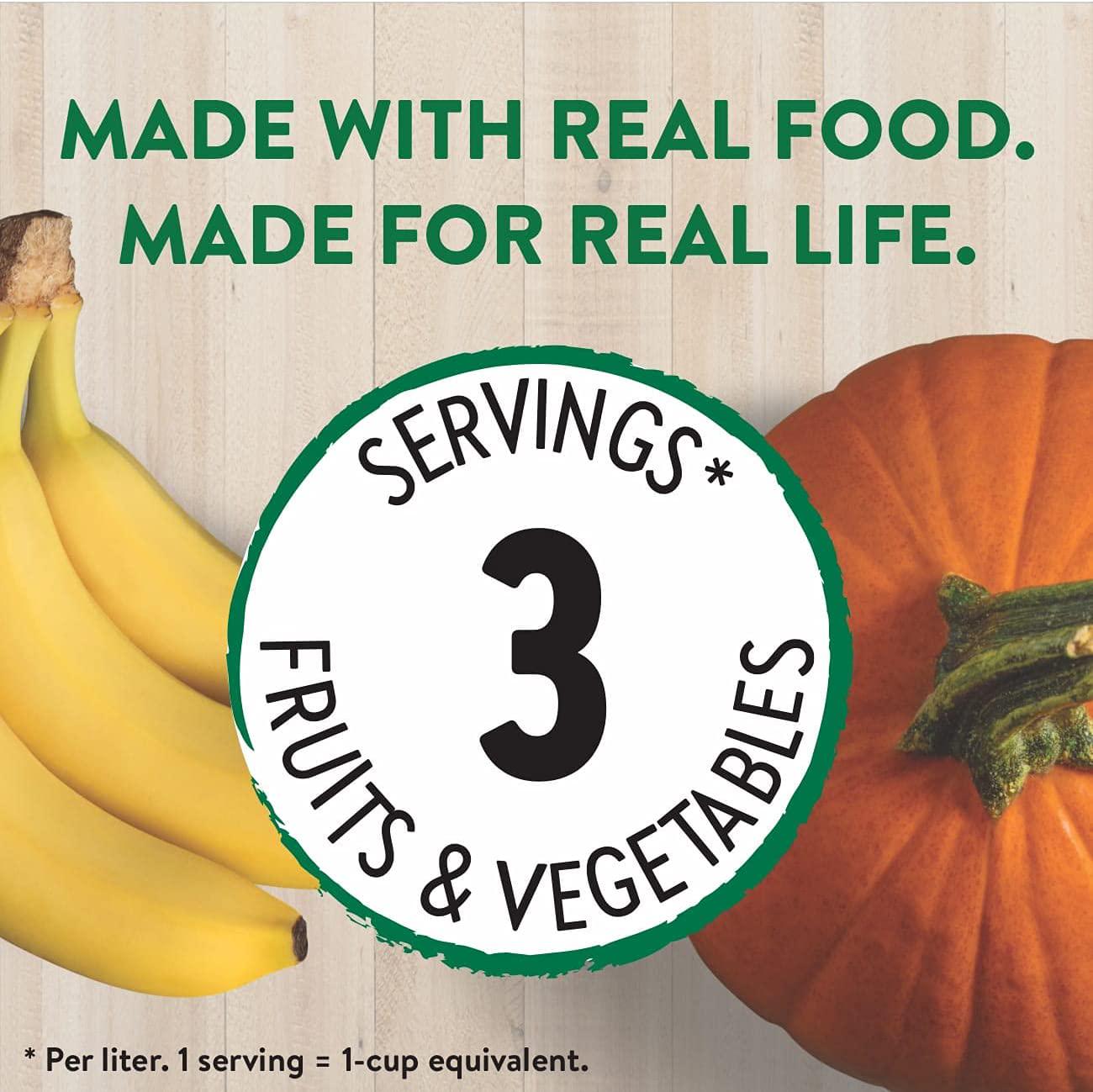 Ensure Harvest for Tube Feeding, Complete Nutrition Blend with Real Food Ingredients, Made with Organic Fruits and Vegetables, Plant-Based Protein, Reclosable Carton, Mixed Fruit, 8 Fl Oz, 24 Count
