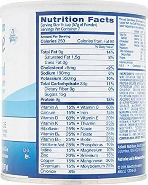 Ensure Original Nutrition Powder, Vanilla 14 Ounces (Value Pack of 4)