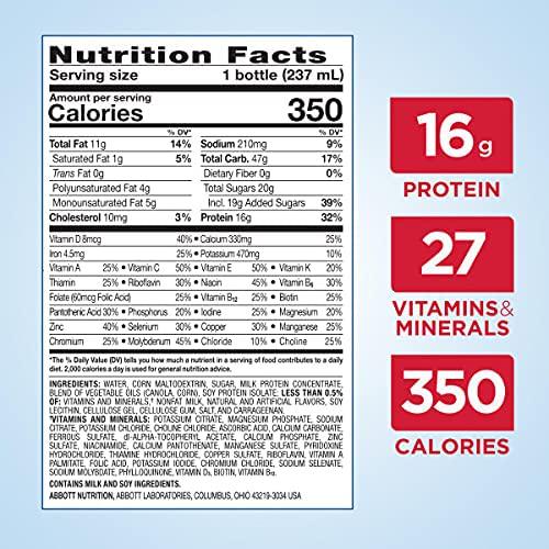 Ensure Plus Complete Balanced Nutrition Drink, Butter Pecan, Six-8 Fluid Ounces Bottles