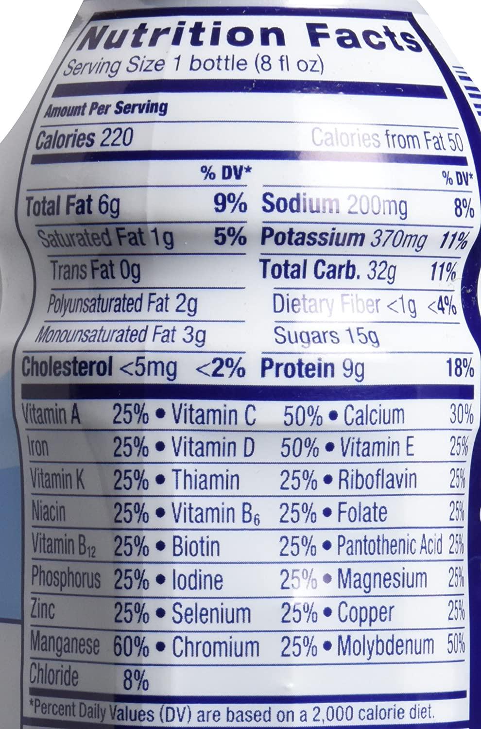 Ensure Regular Vanilla Liquid, 8 Ounce Bottle, 6 Count