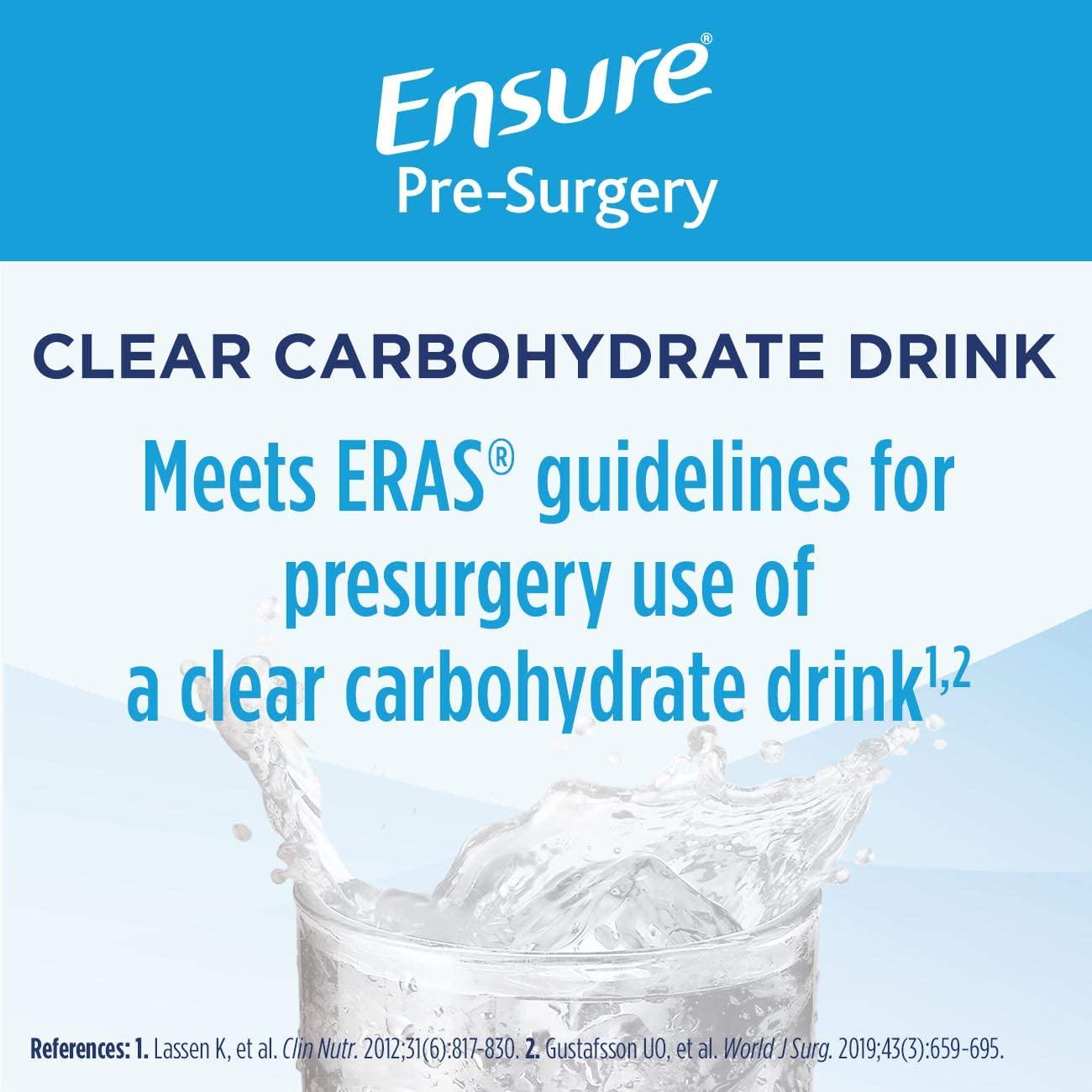 Ensure Surgery Perioperative 5-Day Bundle with Ensure Pre-Surgery Clear Carbohydrate Drink and Ensure Surgery Immunonutrition Shake