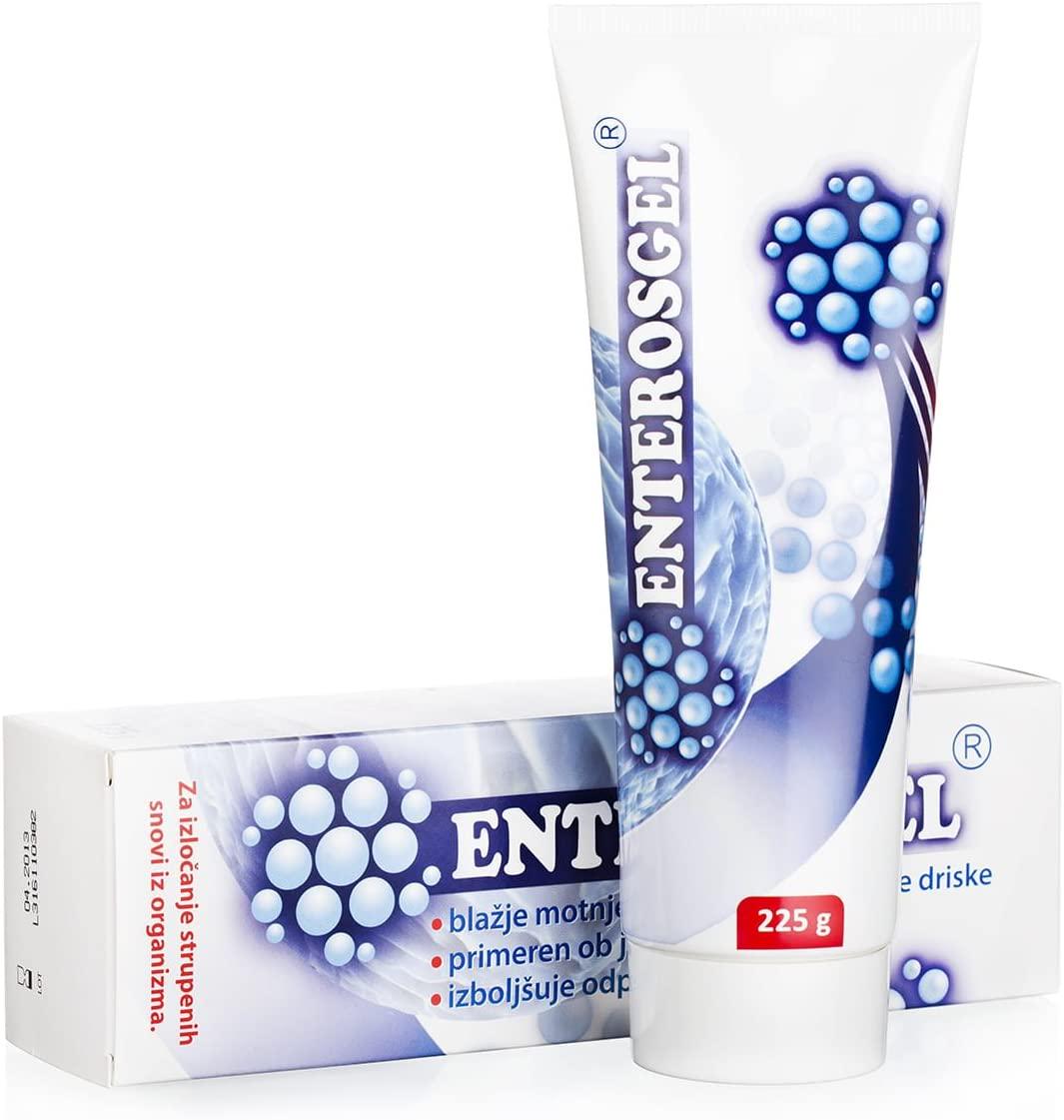 Enterosgel Toxin Binding Gel for Cleansing The Gut 225G (Pack of 10)