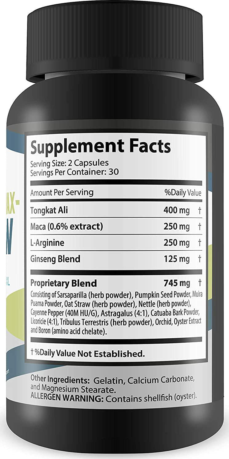 Entramax Grow - Maximum Power XL - Potent and Pure Blood Flow Expansion Formula - L-Citrulline - L-Argenine - N02 - Nitric Oxide - Help Support Male Function and Increased Nutrient Delivery