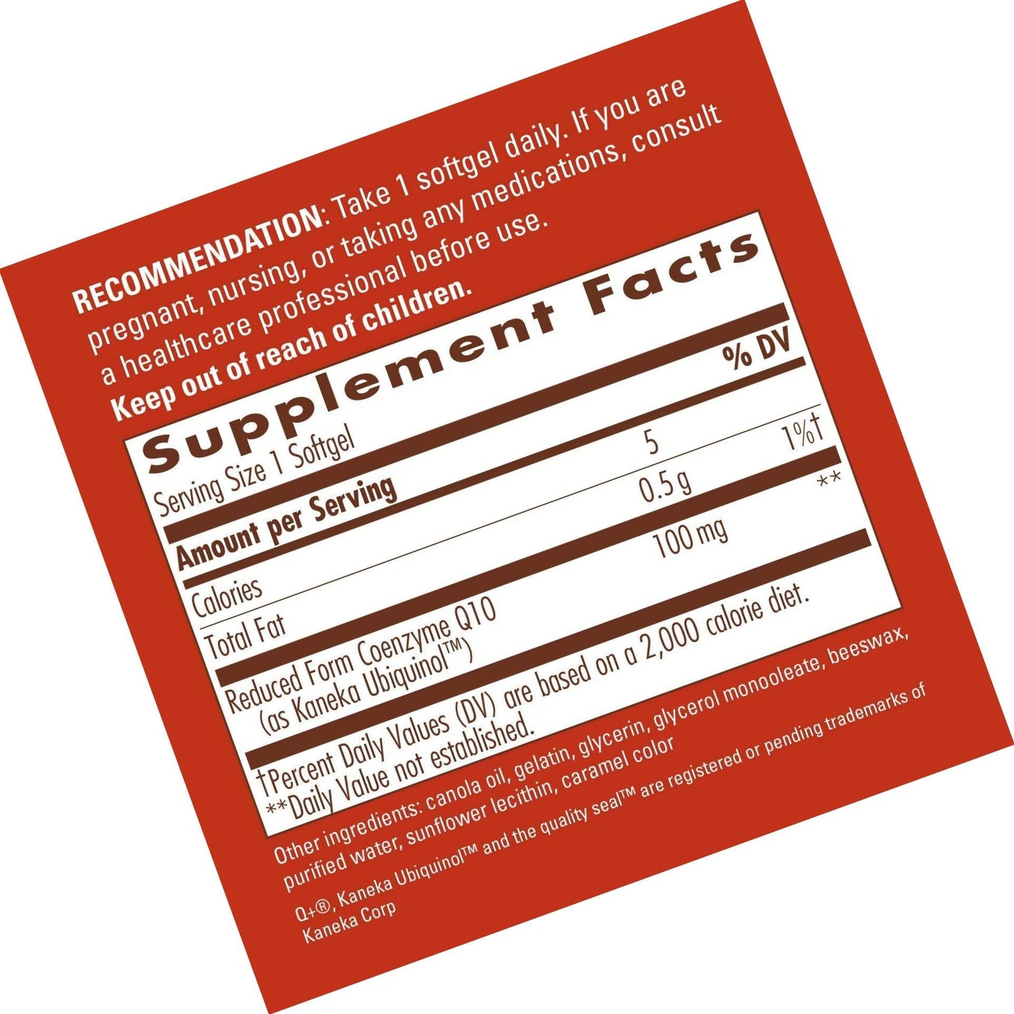 Enzymatic Therapy ActivLife Q10 Ubiquinol 100 mg, 60 softgels