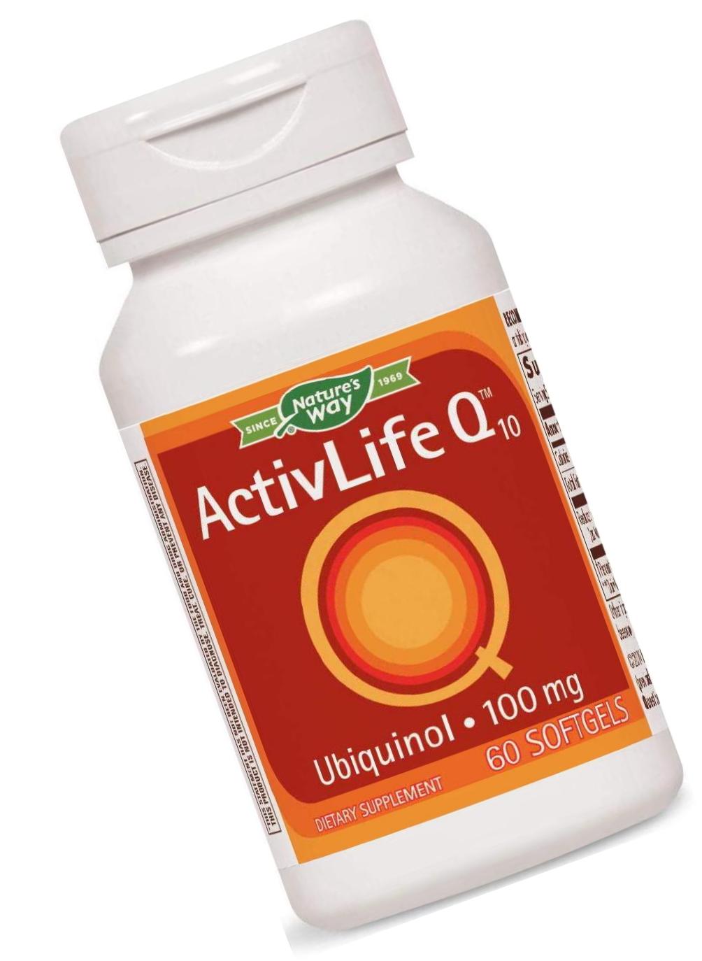 Enzymatic Therapy ActivLife Q10 Ubiquinol 100 mg, 60 softgels