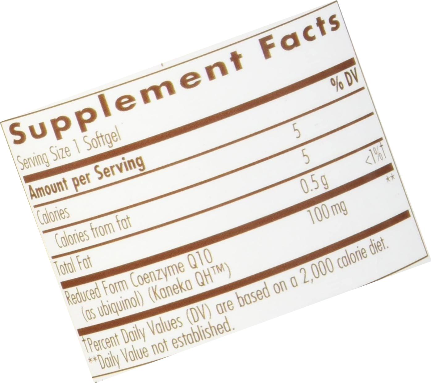 Enzymatic Therapy ActivLife Q10 Ubiquinol 100 mg, 60 softgels