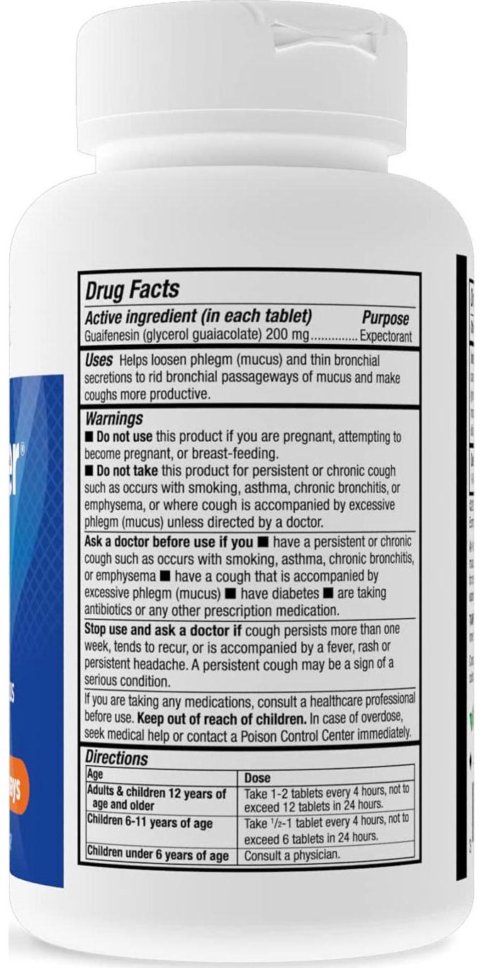 Enzymatic Therapy Air-Power Guaifenesin Expectorant Non-Drowsy 100 Count