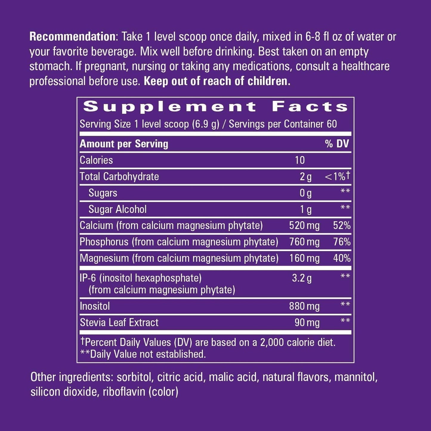 Enzymatic Therapy Cell Forté IP-6 and Inositol Ultra-Strength Powder, Citrus, 14.6 Oz