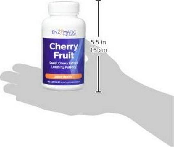 Enzymatic Therapy Cherry Fruit Sweet Cherry Extract 1,000 mg Potency, 180 Count