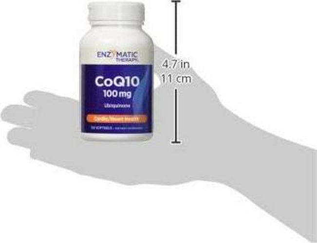 Enzymatic Therapy CoQ10 100 mg Ubiquinone, 120 Softgels