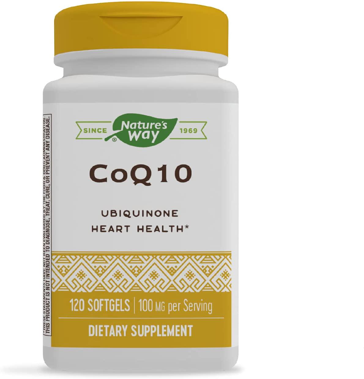 Enzymatic Therapy CoQ10 100 mg Ubiquinone, 120 Softgels
