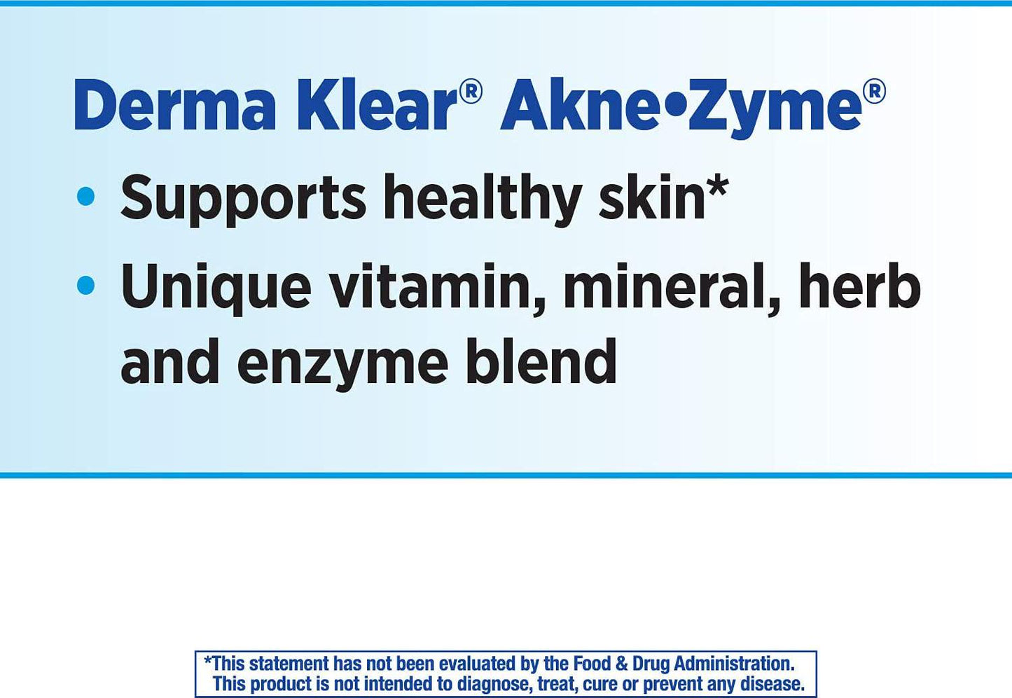 Enzymatic Therapy Derma Klear Akne-Zyme Blend, 90 Capsules