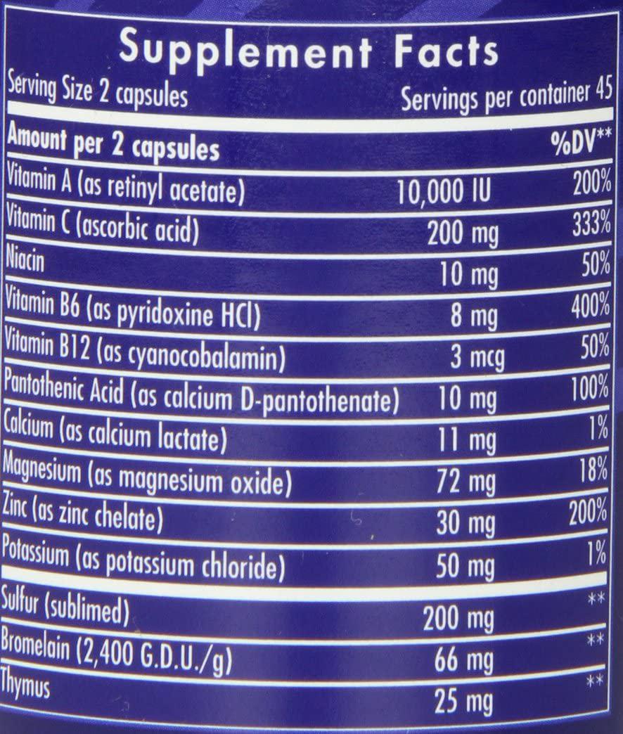 Enzymatic Therapy Derma Klear Akne-Zyme Blend, 90 Capsules