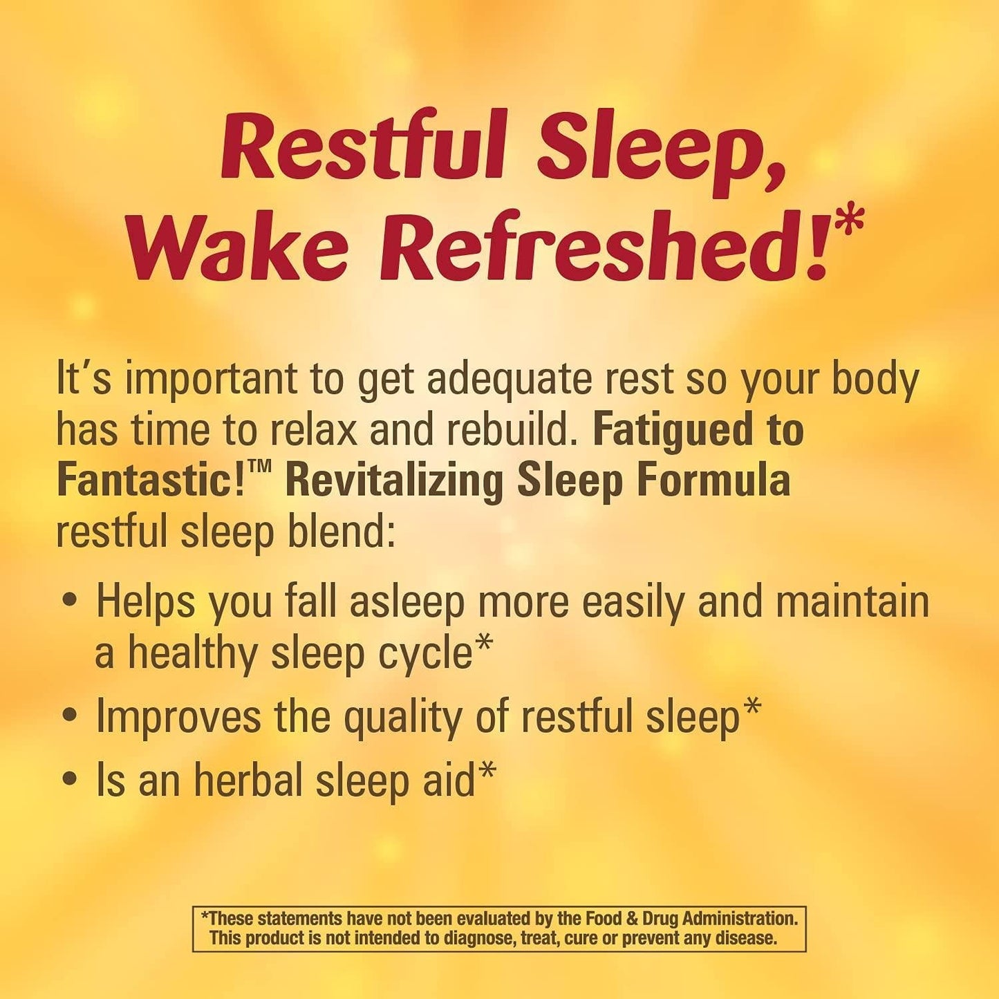 Enzymatic Therapy Fatigued to Fantastic! Revitalizing Sleep Formula, 90 VCaps