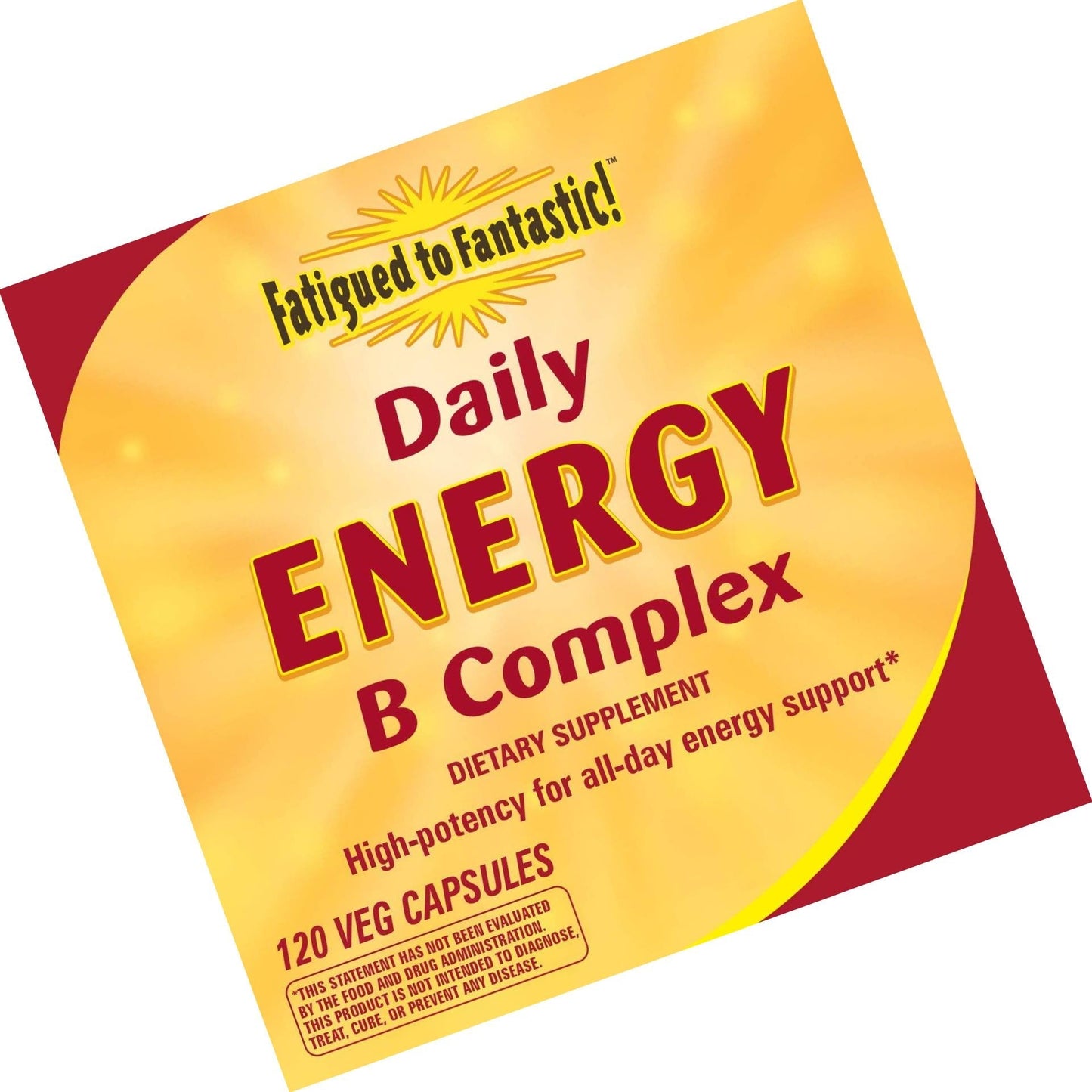 Enzymatic Therapy Fatigued to Fantastic Daily Energy B Complex Vegetarian Capsule, 120 Count (Packaging May Vary)