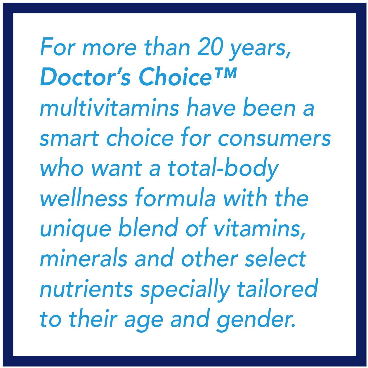 Enzymatic Therapy Nature's Way Doctor's Choice Multivitamin 50+ Men, Immune Support, + B Vitamins, 120 Tablets (00092)