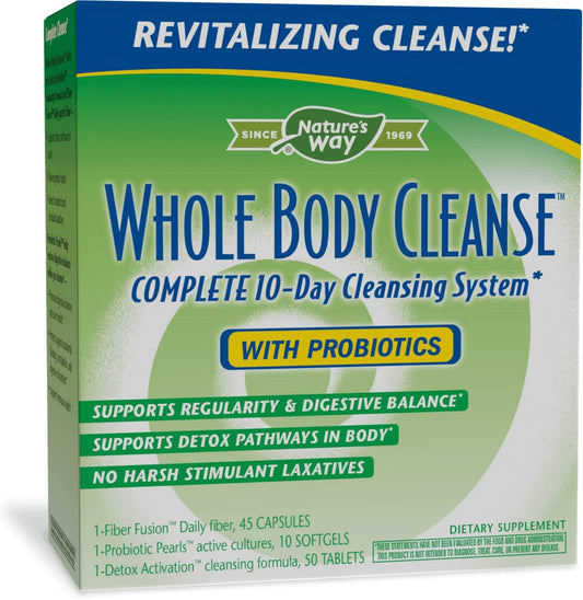 Enzymatic Therapy Whole Body Cleanse Complete 10-Day System Detox Activation Cleansing Kit
