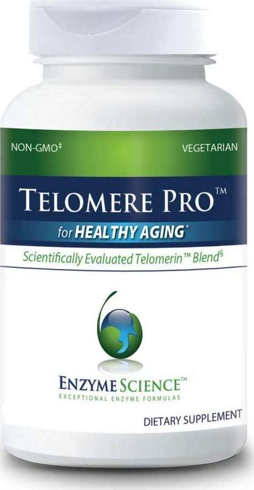Enzyme Science Telomere Pro , 30 Capsules Supports Cellular Health, Energy Production, and Healthy Aging  Formulated with Vitamin D3, Rhodiola, and Astragalus Natural Telomerase Supplement