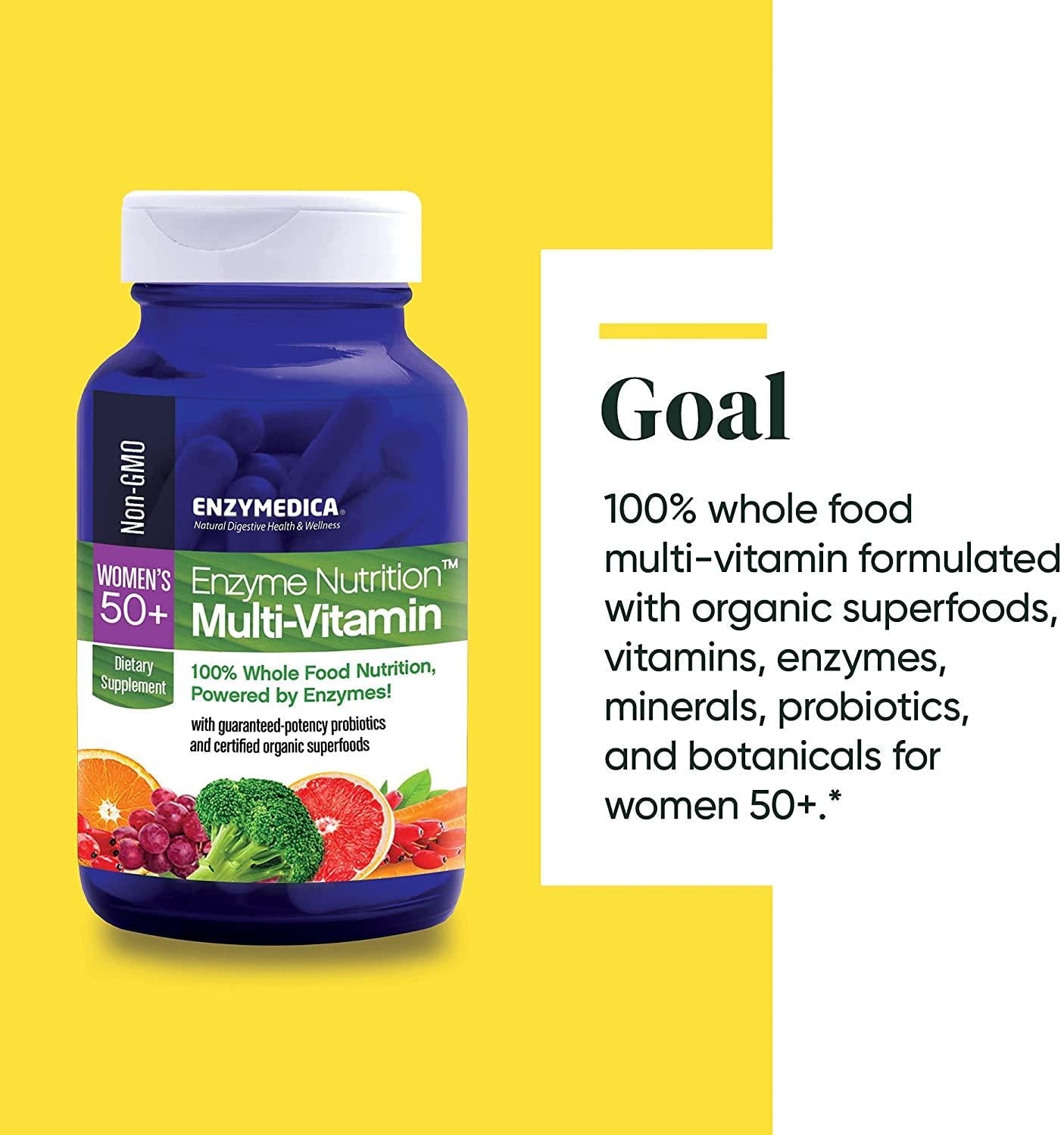Enzymedica Enzyme Nutrition Multi-Vitamin Women s 50 60 Capsules