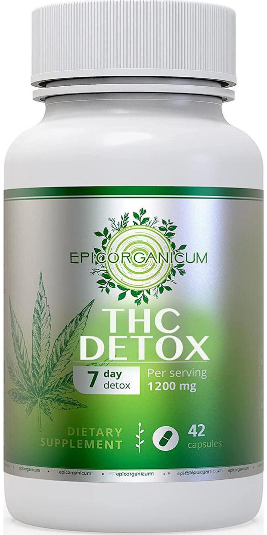 EpicOrganic 7-Day, Full-Body Detox Cleanse: Support for Rapid Cleansing of Liver, Lungs, Urinary and Digestive Systems. Eliminates Broad Range of Toxins; 42 Capsules