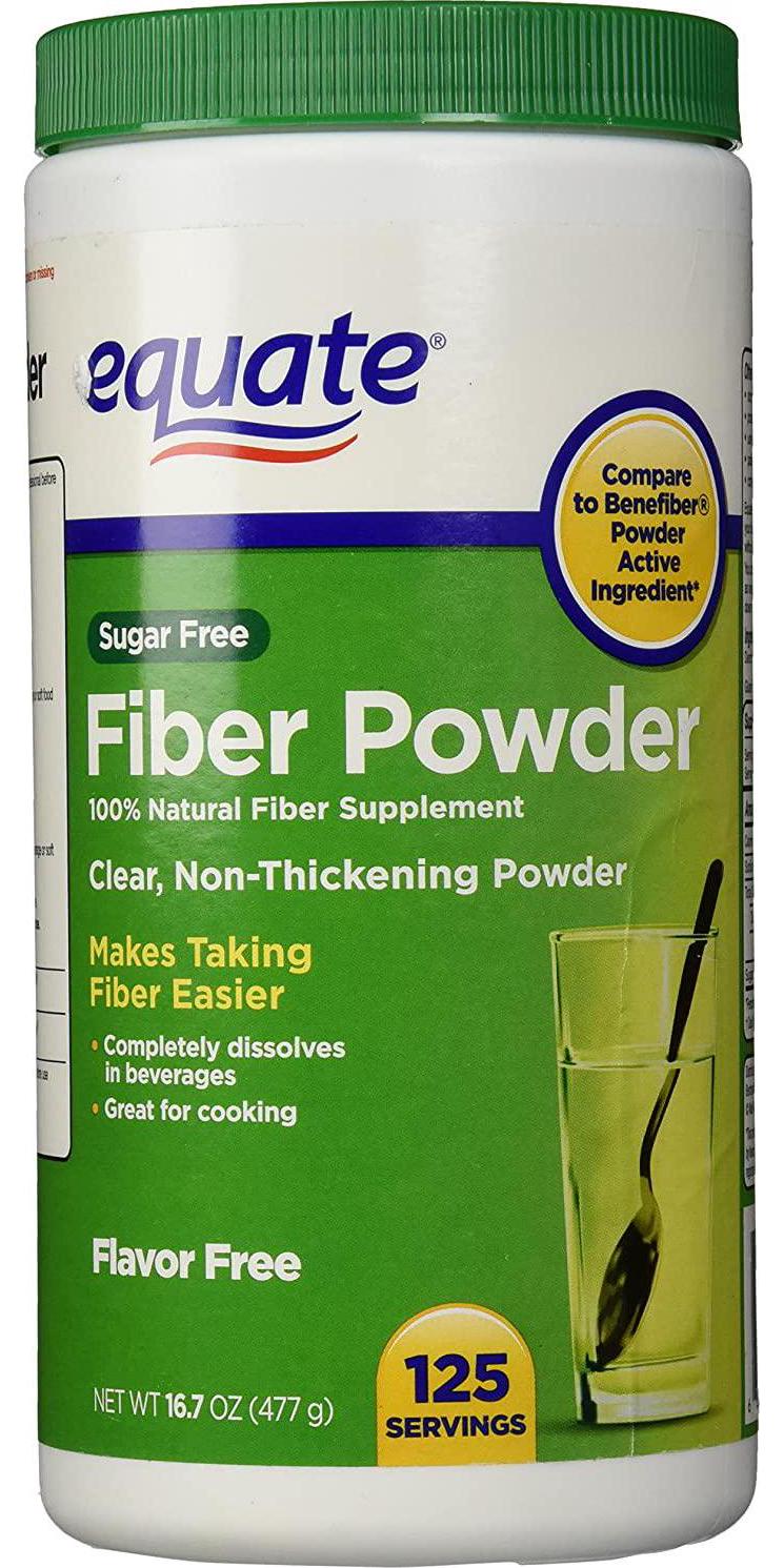 Equate Fiber Powder Clear Soluble - 125 Servings, 16.7 oz (1)