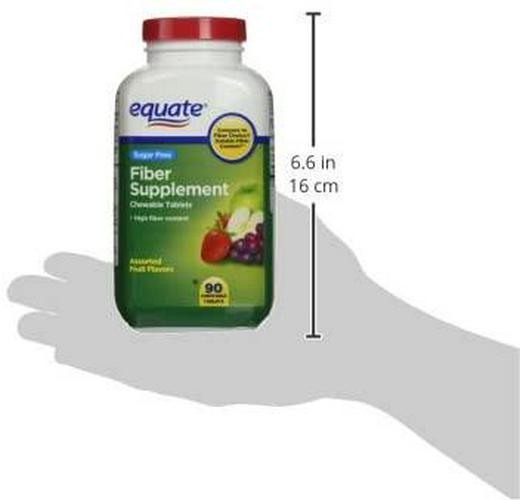 Equate - Fiber Supplement, 90 Chewable Tablets (Compare to Fiber Choice)