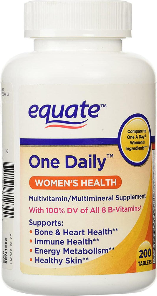 Equate - Women's One Daily Multivitamin, 200 Tablets