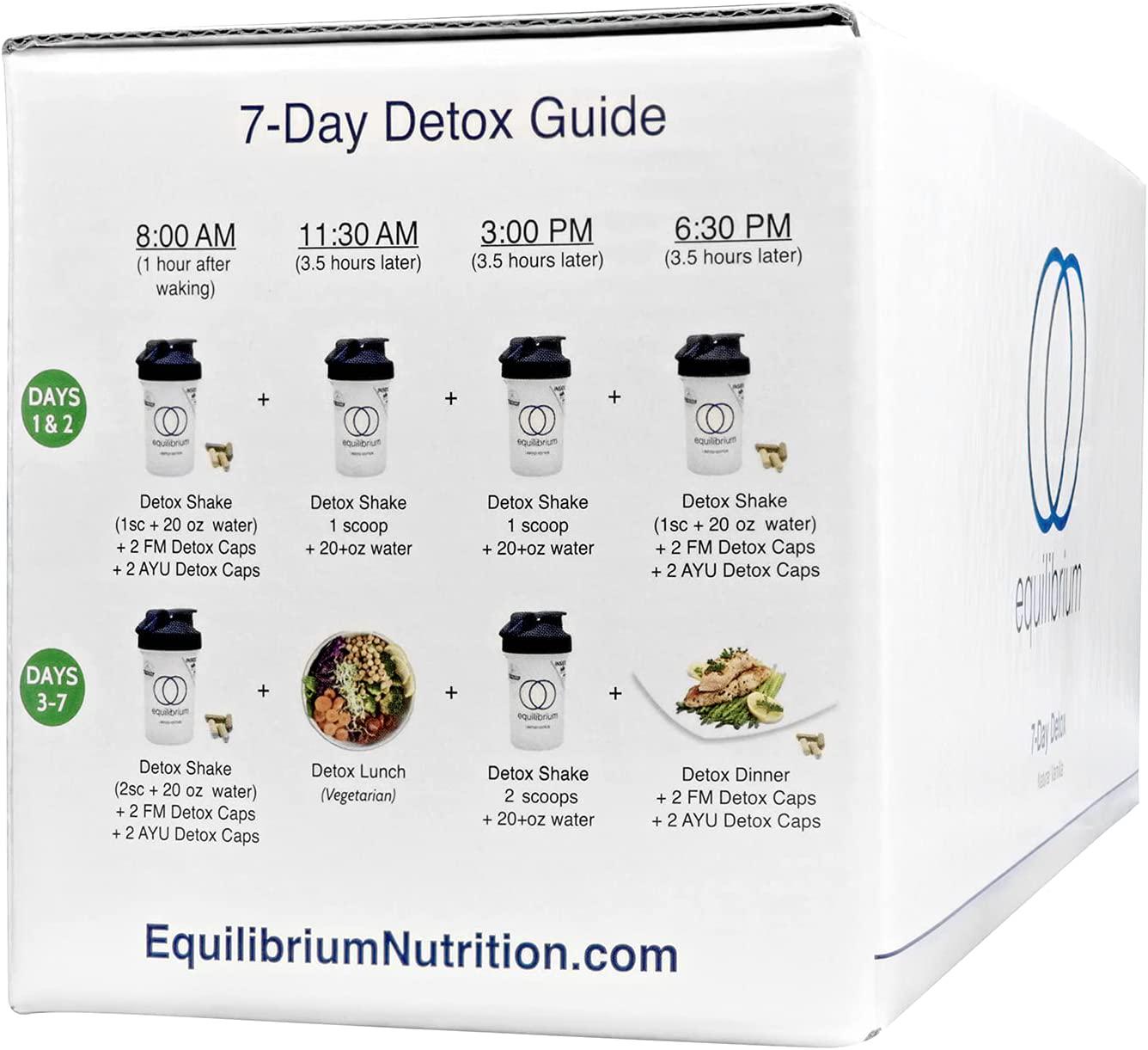 EquiLife - Dr. Cabral Detox, 7-Day Full-Body Detox, Health and Wellness System, Body Cleanse, May Help Boost Energy and Mood, Optimal Support for Mental Clarity and Stress Relief (Vanilla, 14 Servings)