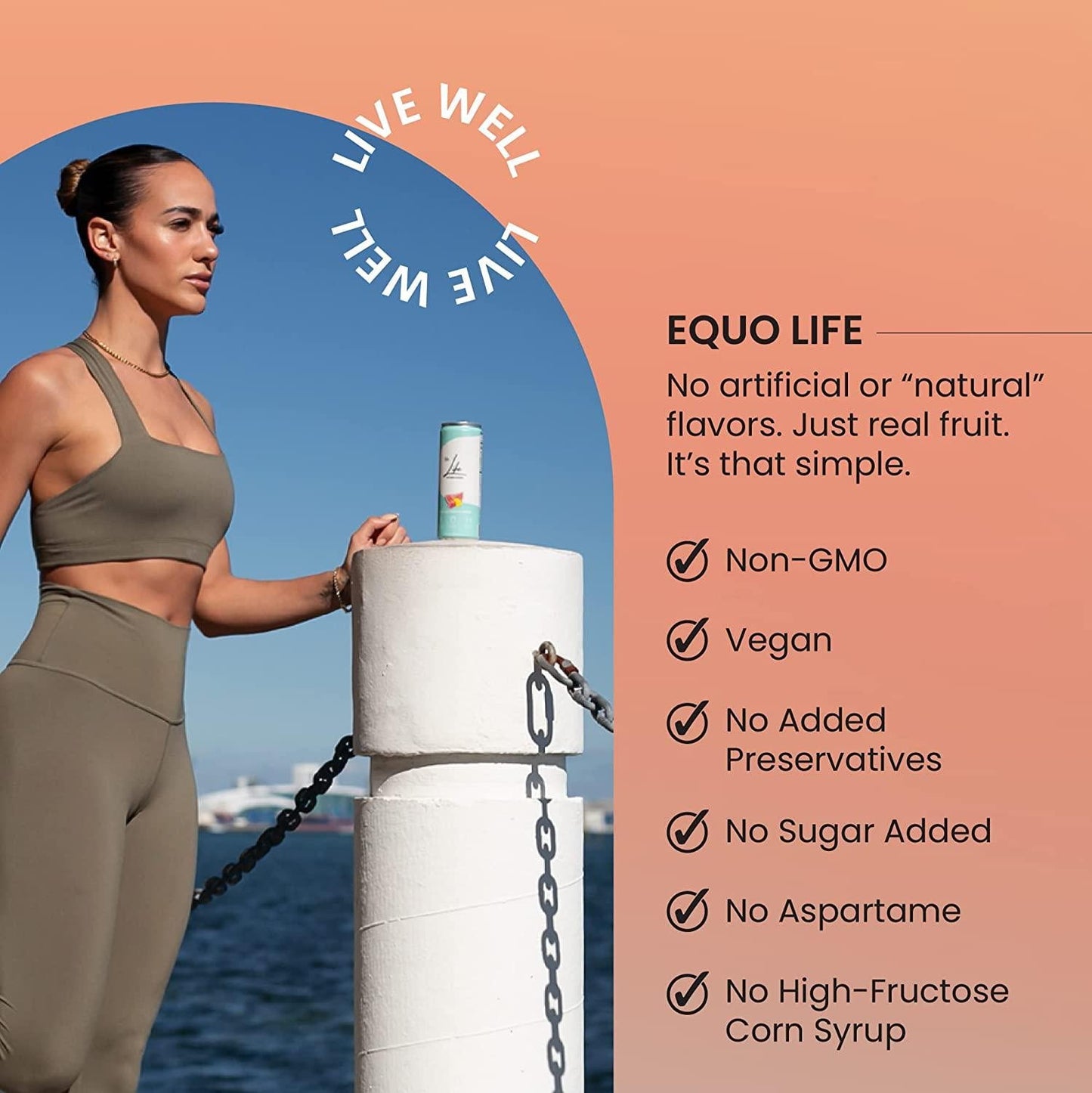 Equo Life Clean Energy Drink with Siberian Ginseng, 12 Fl Oz, Pack of 12, 4-Flavor Sampler Pack