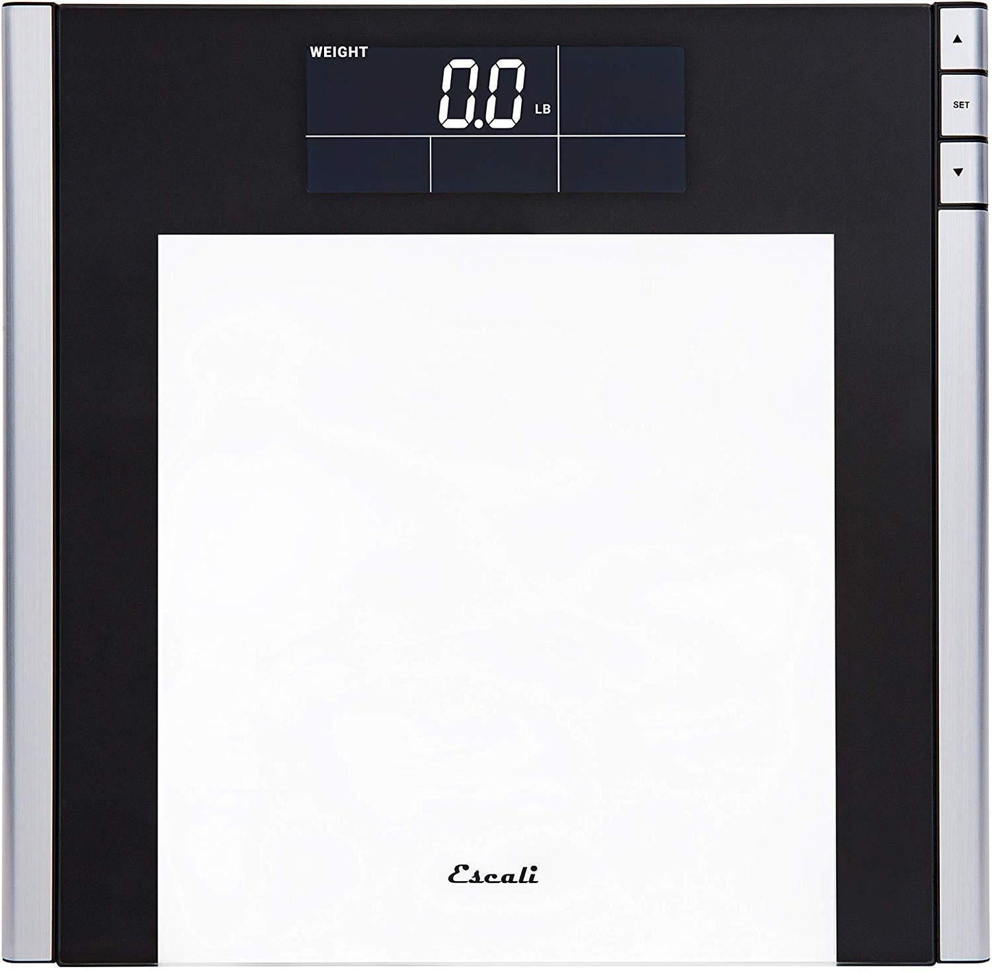 Escali Track and Target Digital Bathroom Body Scale with Weight Goal Progress Tracking, 400-lb Capacity