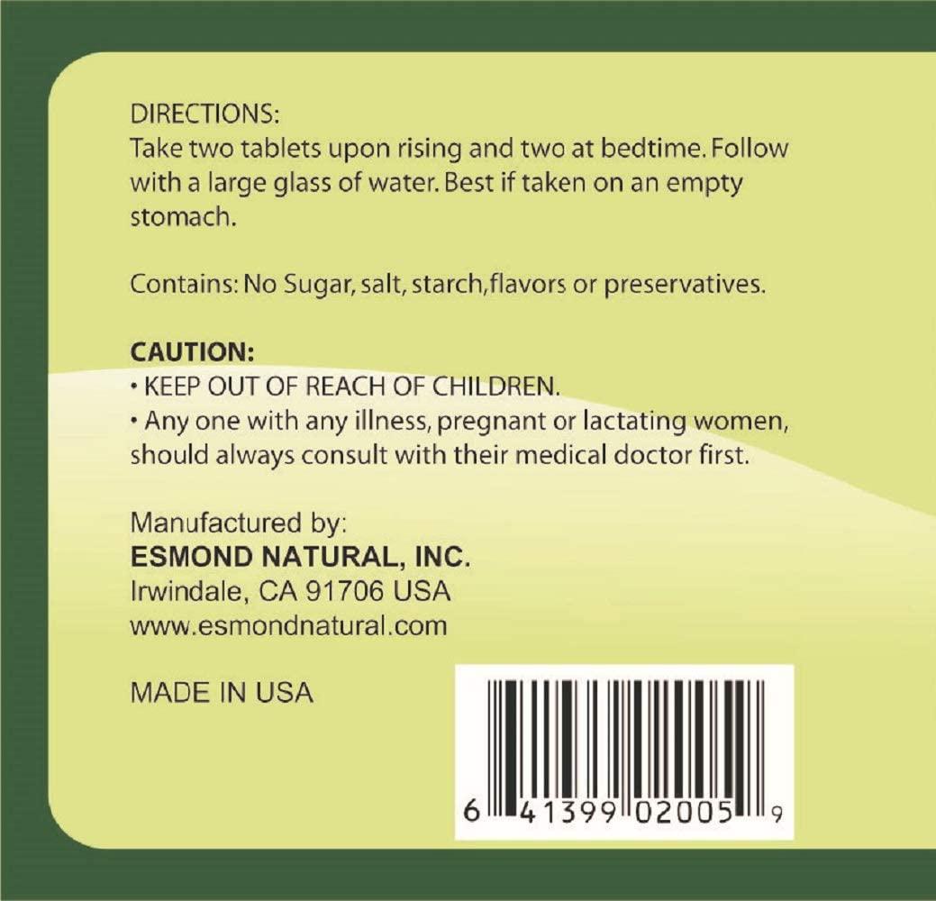 Esmond Natural: Pro Liver (Supports Liver Function.), Made in USA, FDA Facility, GMP, Natural Products Assn Certified-80 Tablets
