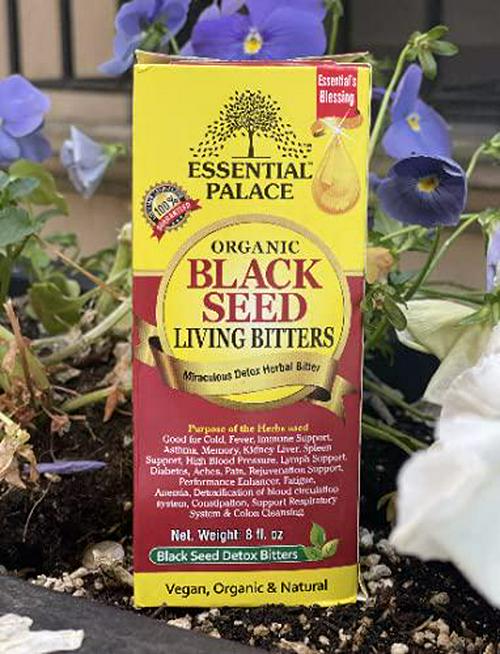 Essential Palace Organic Black Seed Detox Living Bitters [8oz]