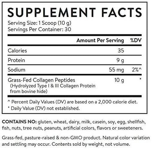 Essential Stacks Collagen Peptides Powder - Grass-Fed Hydrolyzed Collagen Protein Supplement for Gut Support Plus Hair, Skin and Nails. 3rd Party Verified Gluten, Dairy and Soy Free - Unflavored