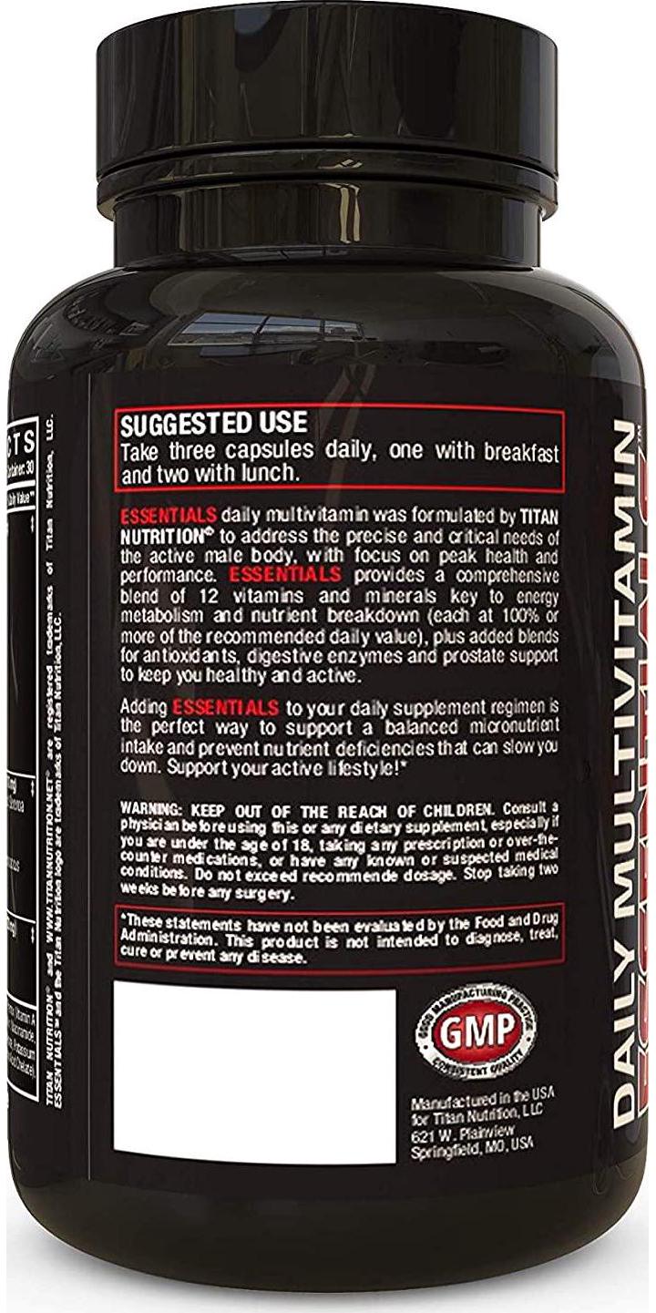 Essentials Daily multivitamin (Mens)