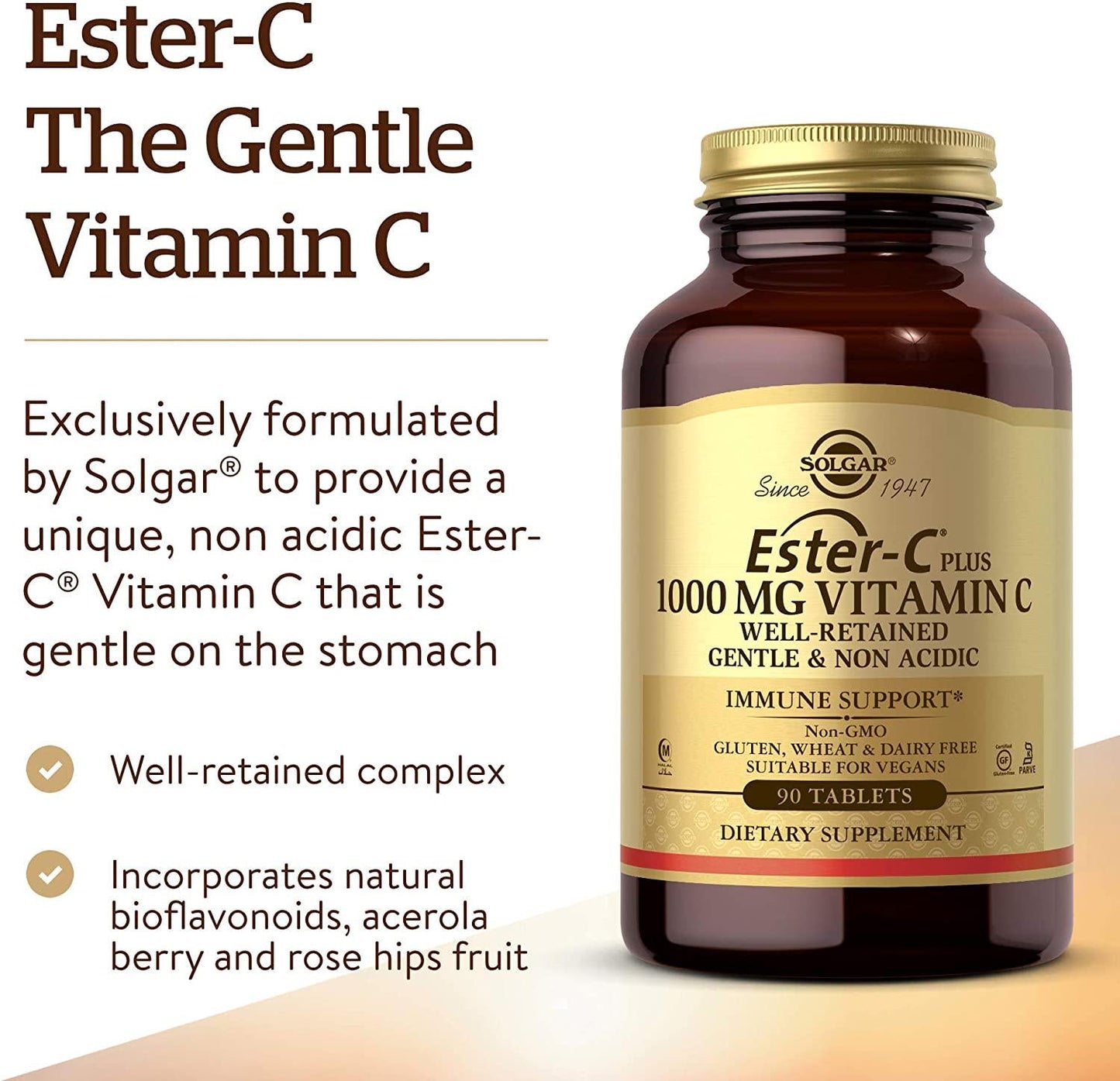 Ester-C Plus 1000mg 90 Tab 3-Pack