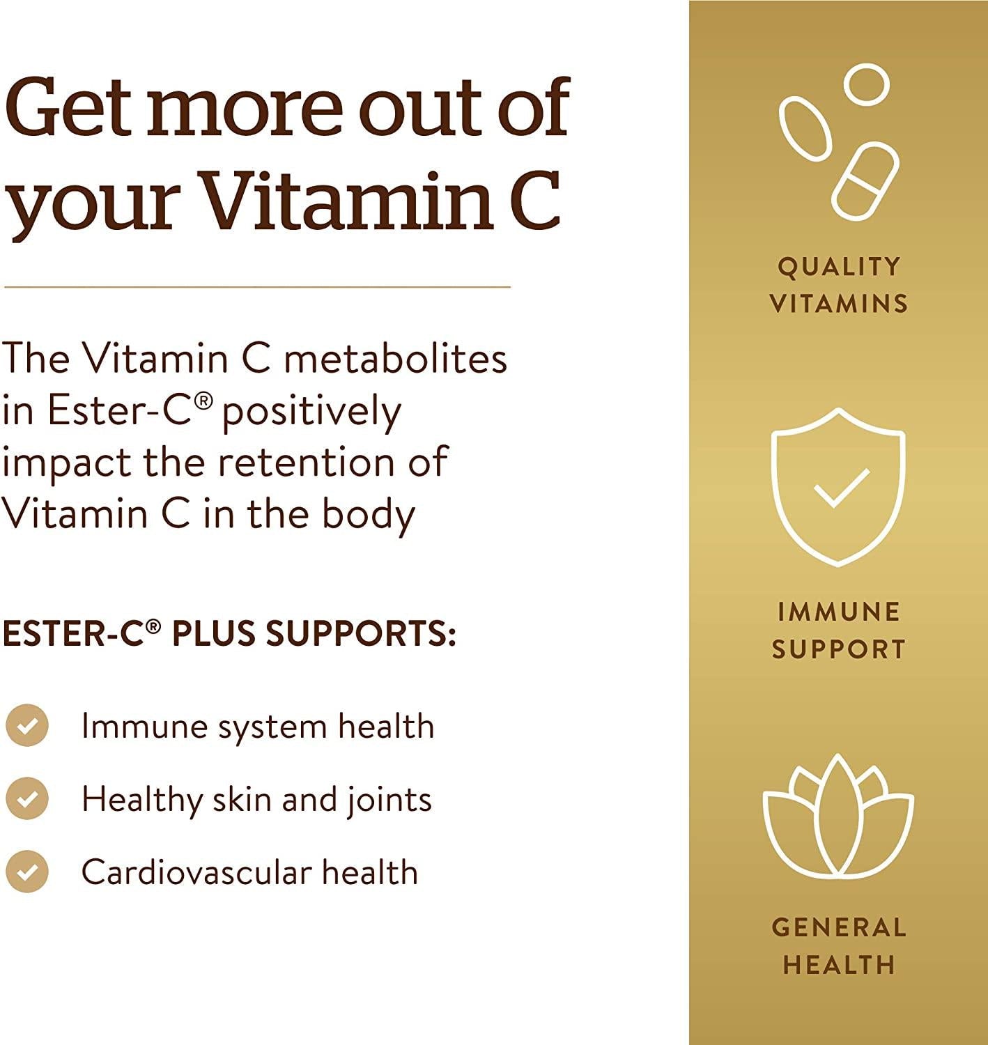 Ester-C Plus 1000mg 90 Tab 3-Pack