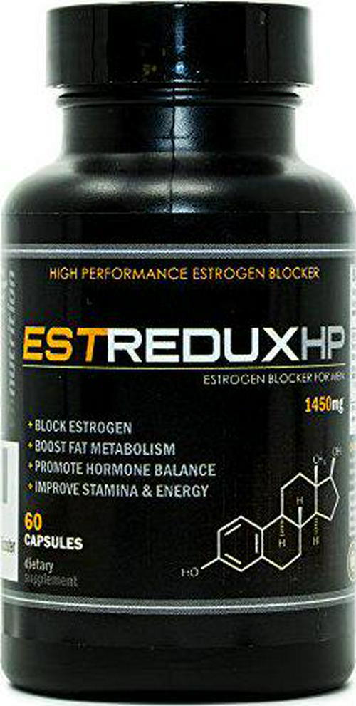 EstreduxHP Estrogen Blocker for Men | Aromatase Inhibitor, Anti Estrogen | Adaptogen Supplement for Men | VH Nutrition | 30 Day Supply