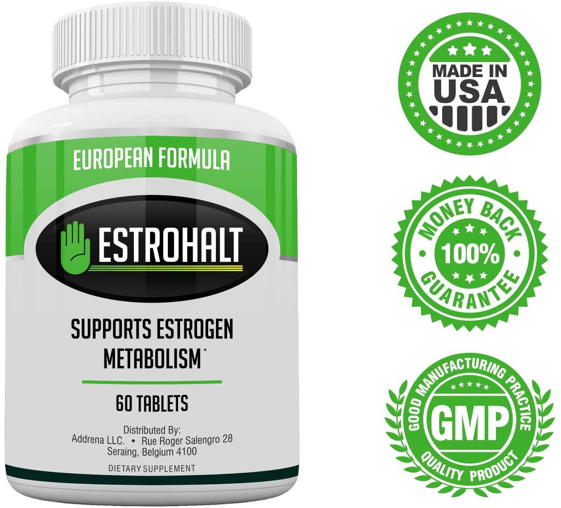 Estrohalt EU- Estrogen Blocker Pills for Men and Women | Natural Pills to Decrease Estrogen Dominance