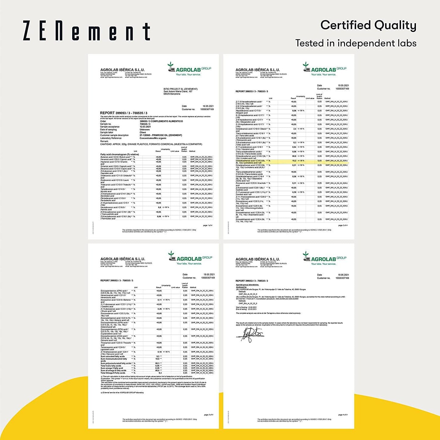 Evening Primrose Oil with GLA and Natural Vitamin E | PMS Symptoms, Hot Flashes, Skin Health, Heart Health | Cold-Pressed, Premium Quality | 200 Softgels | Non-GMO, GMP, 100% Natural