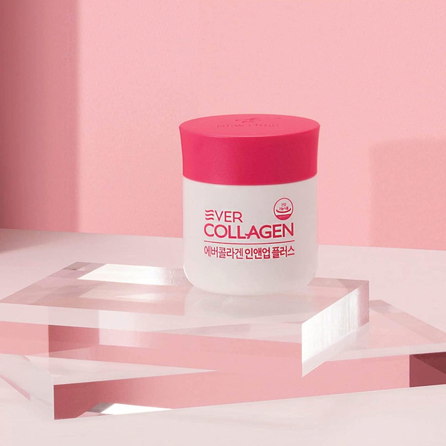 Ever Collagen in&UP Plus Skin Collagen Protein Tablets with Vitamin Supplements - 56 Ct - Low Molecular Collagen Peptides, Vitamin C, Vitamin D, Biotin, Selenium