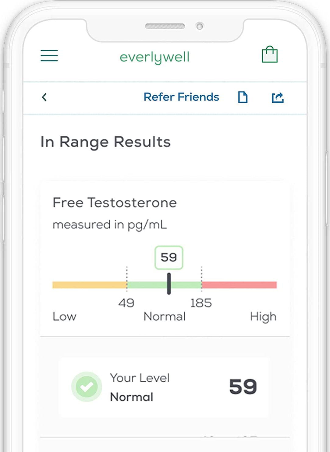 Everlywell Testosterone Test - at-Home Collection Kit - Accurate Results from a CLIA-Certified Lab Within Days - Ages 18+