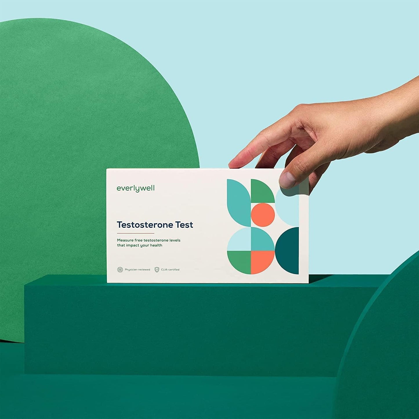 Everlywell Testosterone Test - at-Home Collection Kit - Accurate Results from a CLIA-Certified Lab Within Days - Ages 18+