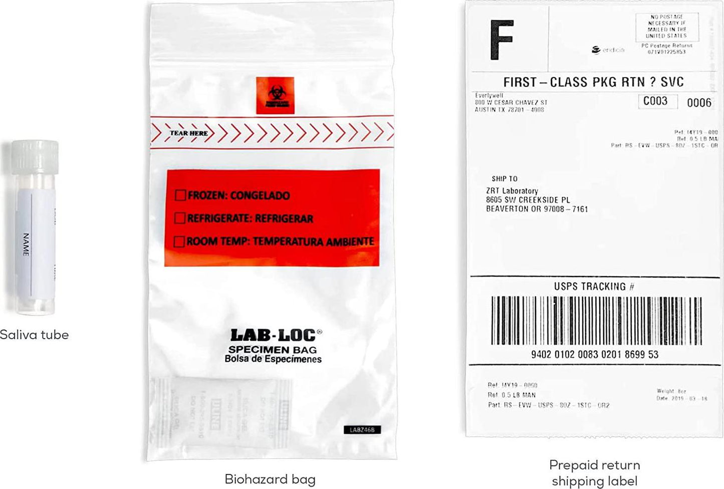 Everlywell Testosterone Test - at-Home Collection Kit - Accurate Results from a CLIA-Certified Lab Within Days - Ages 18+